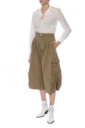 Crinkle-effect trousers, zdjęcie 2 Crinkle-effect trousers od See By Chloe